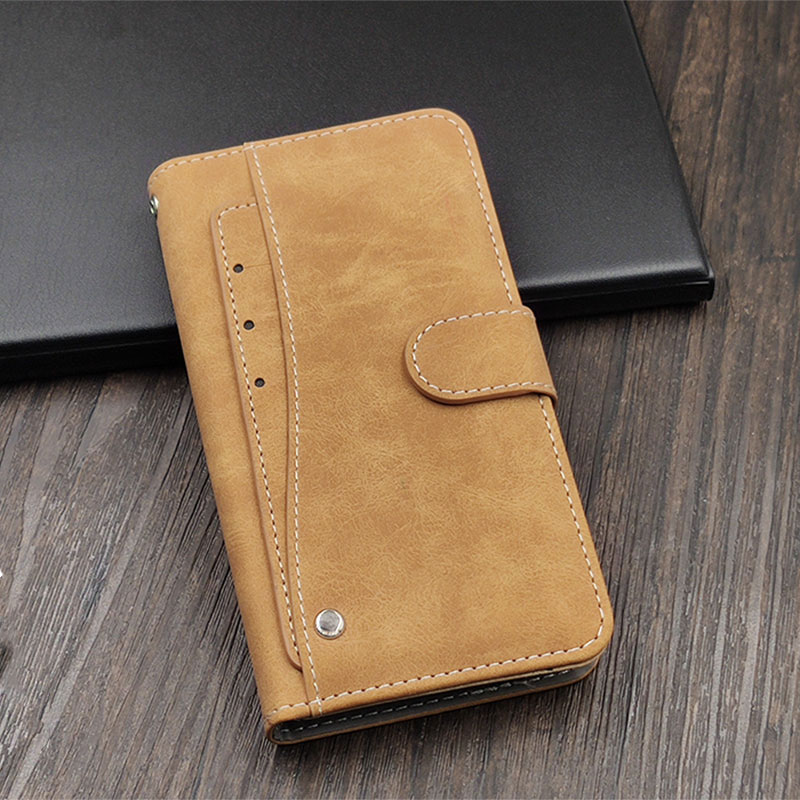Mobile cell phone case cover for LG V10 Luxury Wallet Case Vintage Flip Leather Silicone Cover Card Slots 