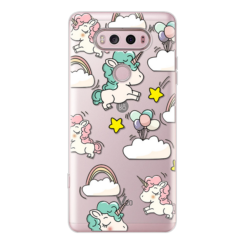 Mobile cell phone case cover for LG K10 2017 Cartoon Silicone Ultra Soft TPU Rubber Clear bags Cover 