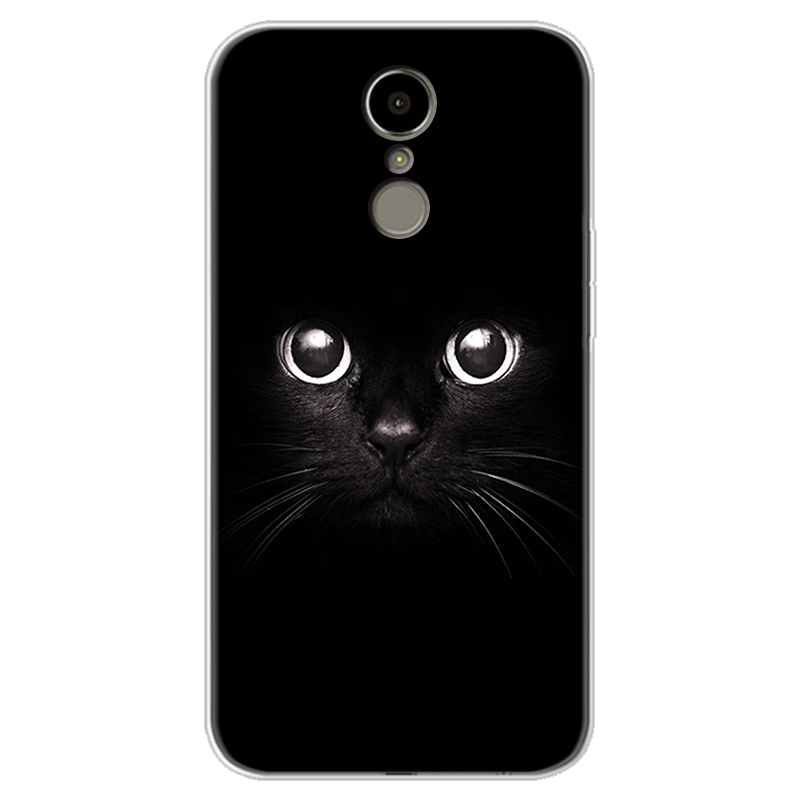 Mobile cell phone case cover for LG K10 2017 TPU Cute Cat Soft Case Funda 