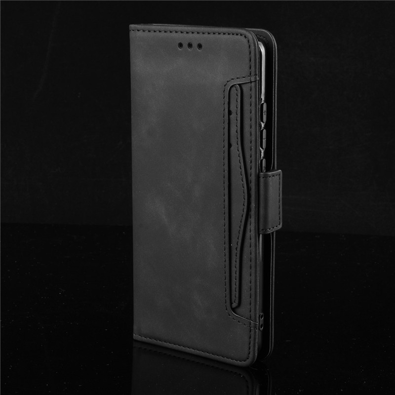 Mobile cell phone case cover for LG Q70 Wallet Flip Style Soft Skin Feel Leather Phone Back with Separate Card Slot 