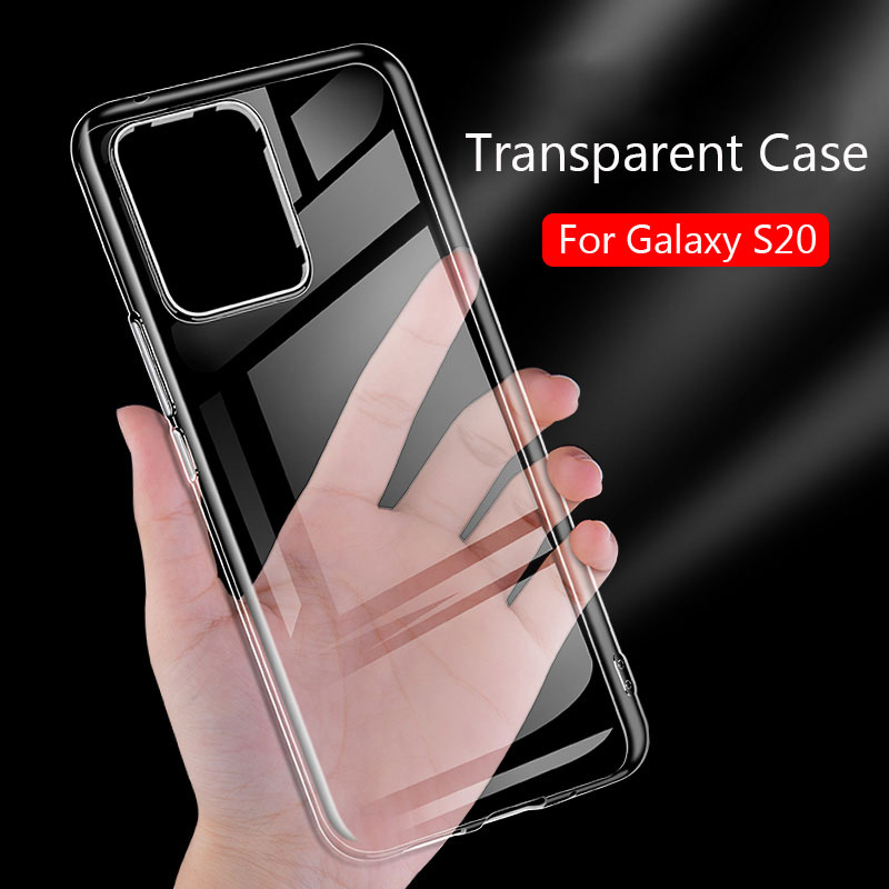 Mobile cell phone case cover for SAMSUNG Galaxy S20 Anti-knock Dirt-resistant Slim Soft Transparent High Clear TPU 