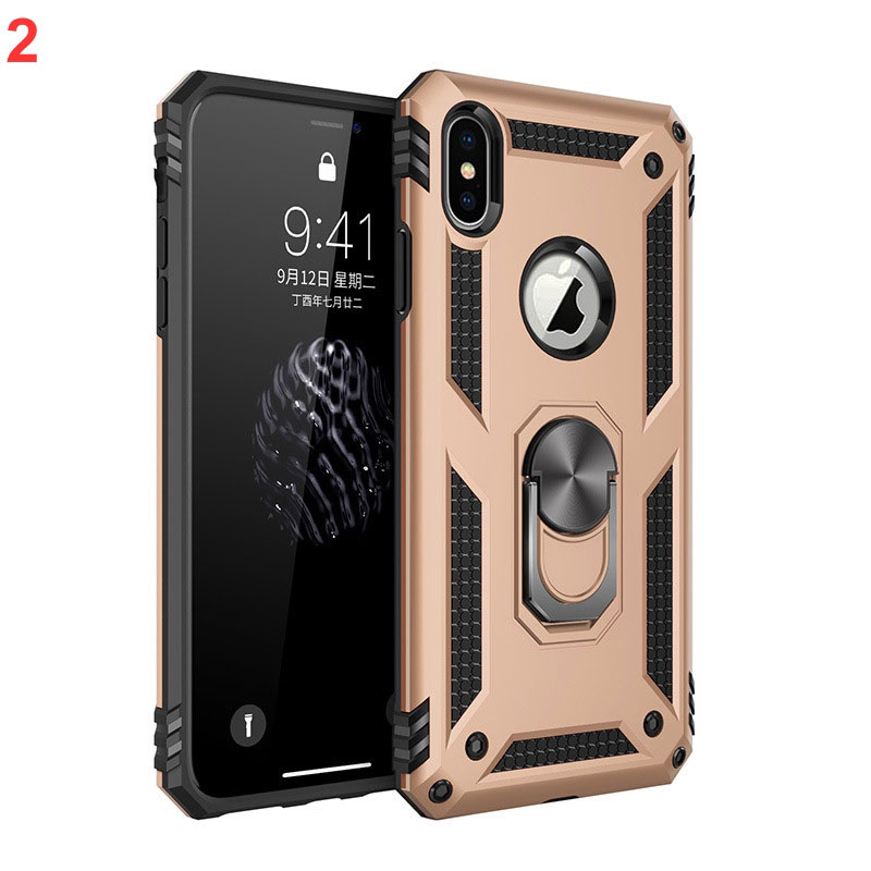 Mobile cell phone case cover for APPLE iPhone 6s Military-grade anti-fall armor bracket car ring magnet 