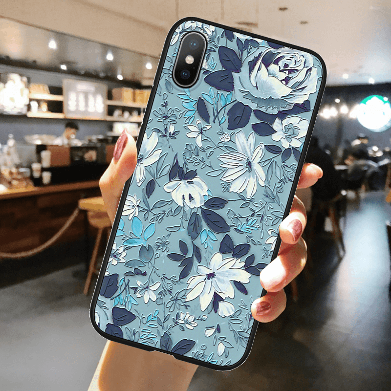 Mobile cell phone case cover for XIAOMI Mi A2 3D Oil Painting Emboss Case Soft TPU 