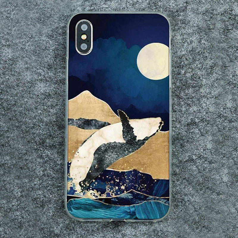 Mobile cell phone case cover for GOOGLE Pixel Silicone soft TPU back cover Print pattern Marble puzzle pieces 