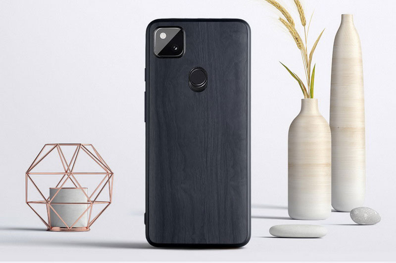 Mobile cell phone case cover for GOOGLE Pixel 4a 5G Vintage WoodLike Case Soft TPU Around The Edge Hard PC At The Back 3in1 material 