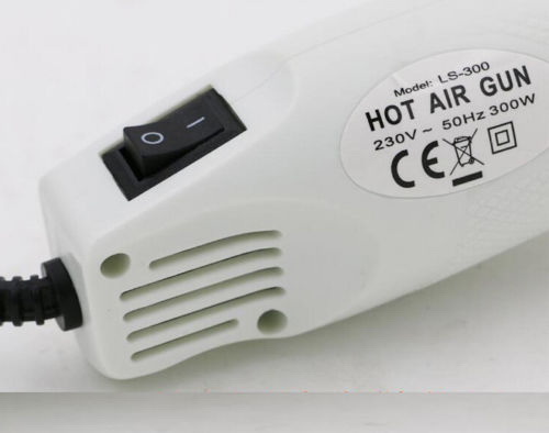 300W Heat Gun Shrink Hot Air Temperature Electric Power Nozzles Tool US / EU
