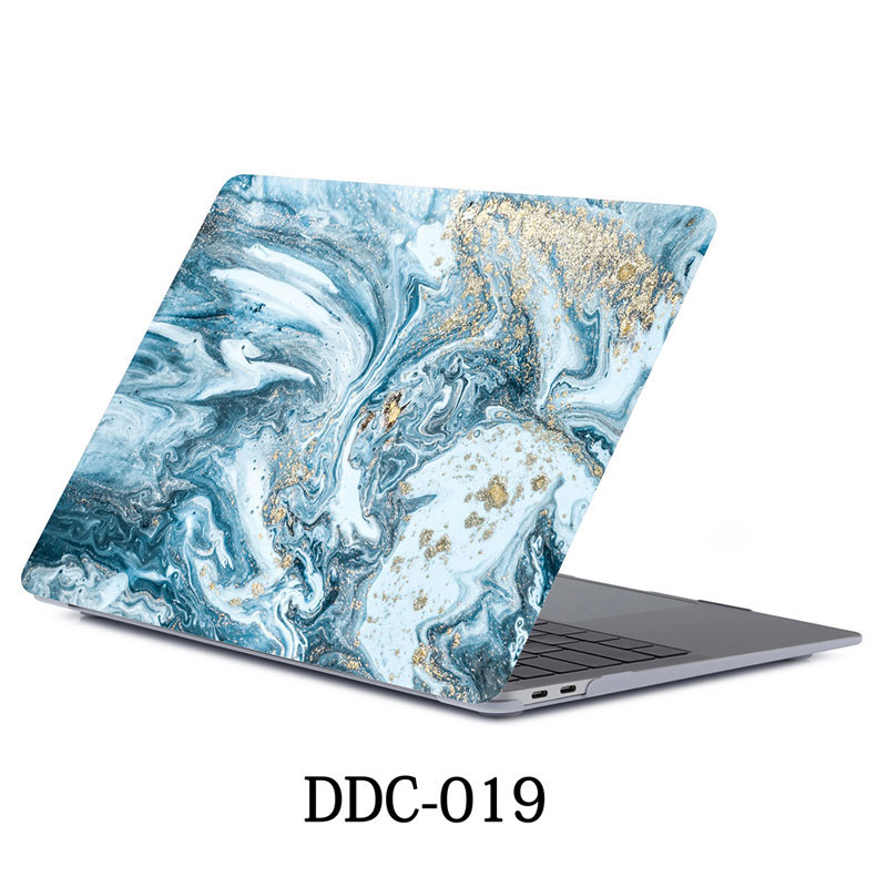 Marble Laptop Case For APPle MacBook Pro Air Retina 11 12 13 15 Mac Book 15.4 13.3 Inch Touch Bar Shell Sleeve + Keypad Cover