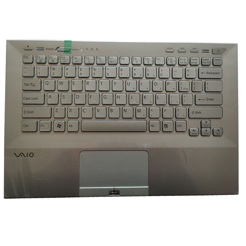New for SONY VAIO VPC-SA VPC-SB VPC-SC VPC-SD palmrest US keyboard