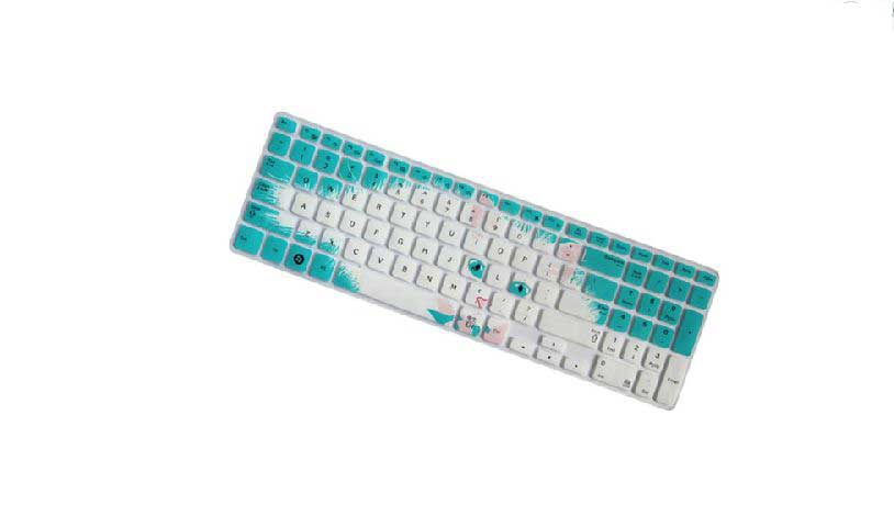Lettering(Cute Mimi) keyboard skin for ASUS G71
