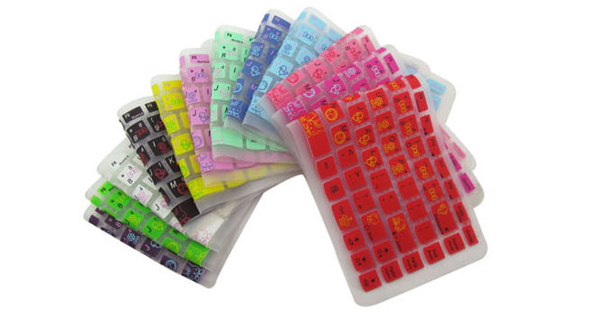 Lettering(Kitty) keyboard skin for ASUS VivoBook S200E