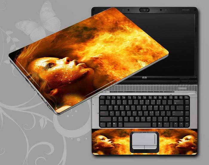 decal Skin for LG 17Z90N-R.AAS9U1Z The Woman who Spitfires laptop skin