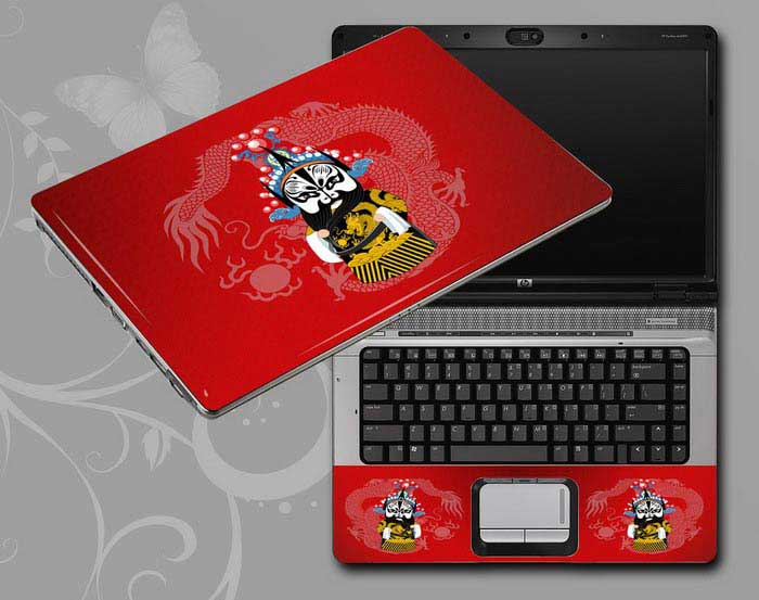 decal Skin for DELL Latitude 5421 Red, Beijing Opera,Peking Opera Make-ups laptop skin
