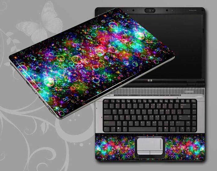 decal Skin for HP Pavilion x360 13-u036tu Color Bubbles laptop skin
