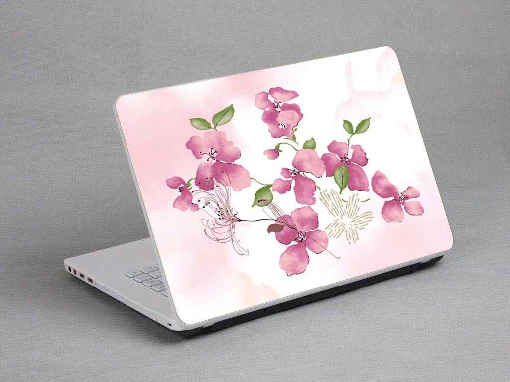 decal Skin for ASUS ROG GX800VH Flowers, watercolors, oil paintings floral laptop skin