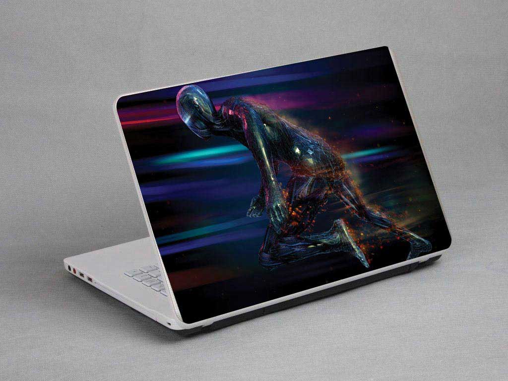 decal Skin for HP ENVY TouchSmart 14t-k100 Ultrabook Running Liquid Man laptop skin
