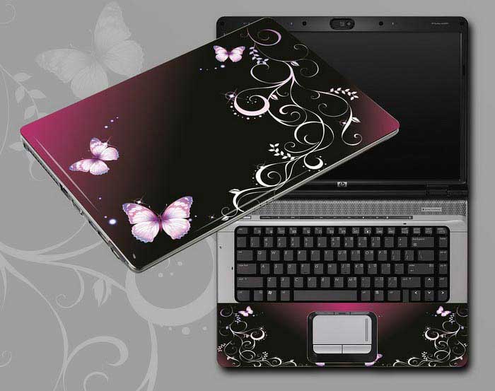 decal Skin for LG 17Z90R-K.AAB8U1 vintage floral flower floral   flowers laptop skin