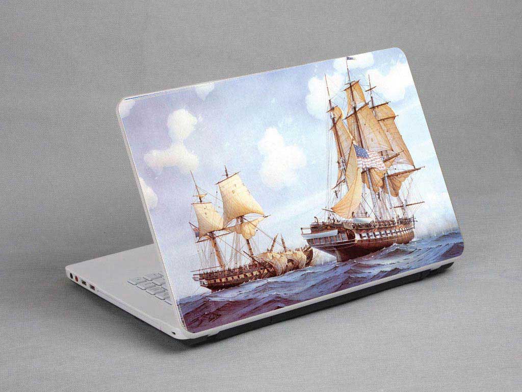 decal Skin for MSI GT72VR Dominator Pro-639 Great Sailing Age, Sailing laptop skin