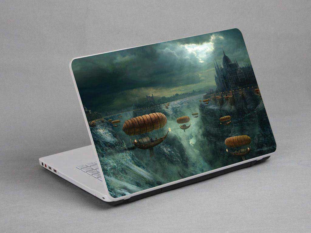decal Skin for TOSHIBA Satellite P50T-BST2GX3 Castle, airship laptop skin