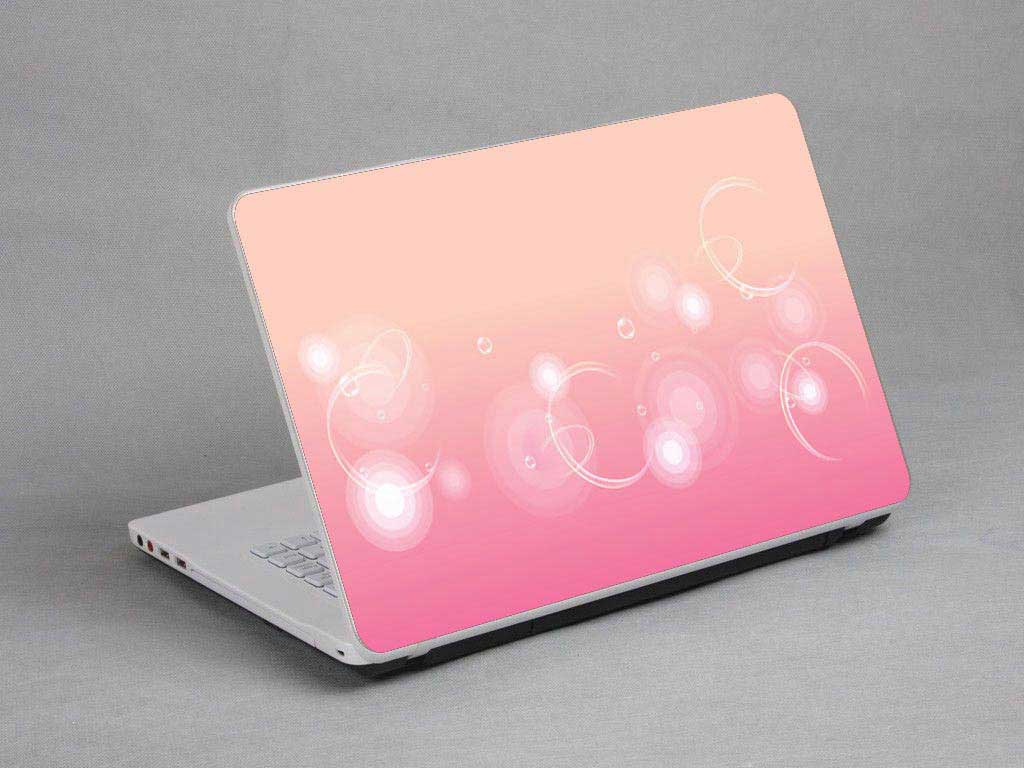 decal Skin for FUJITSU LIFEBOOK S762 Bubbles, Colored Lines laptop skin