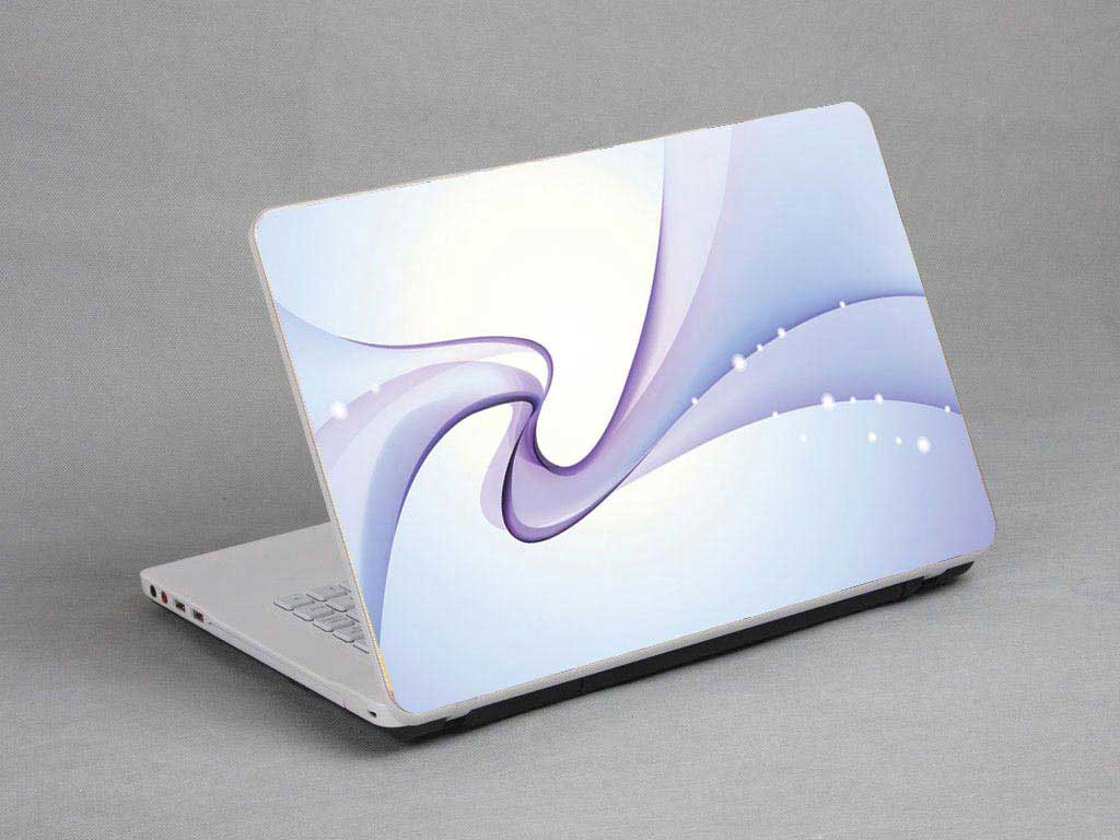 decal Skin for SAMSUNG Chromebook 2 XE503C12-K01CA Bubbles, Colored Lines laptop skin