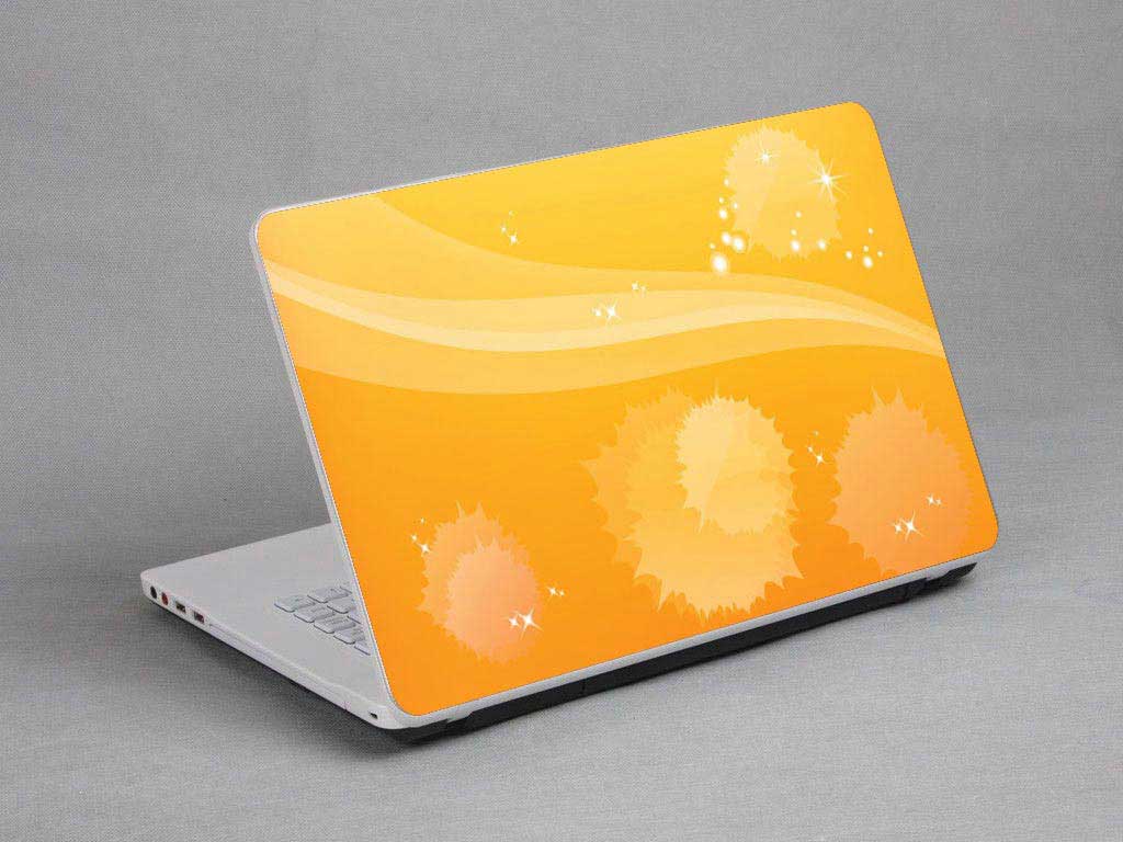 decal Skin for ASUS UX52 Bubbles, Colored Lines laptop skin