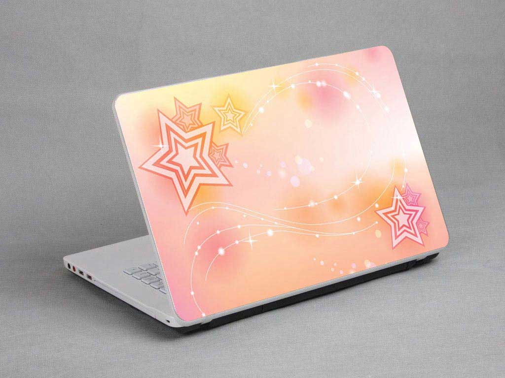decal Skin for HP ENVY M7-U109DX Bubbles, Colored Lines laptop skin