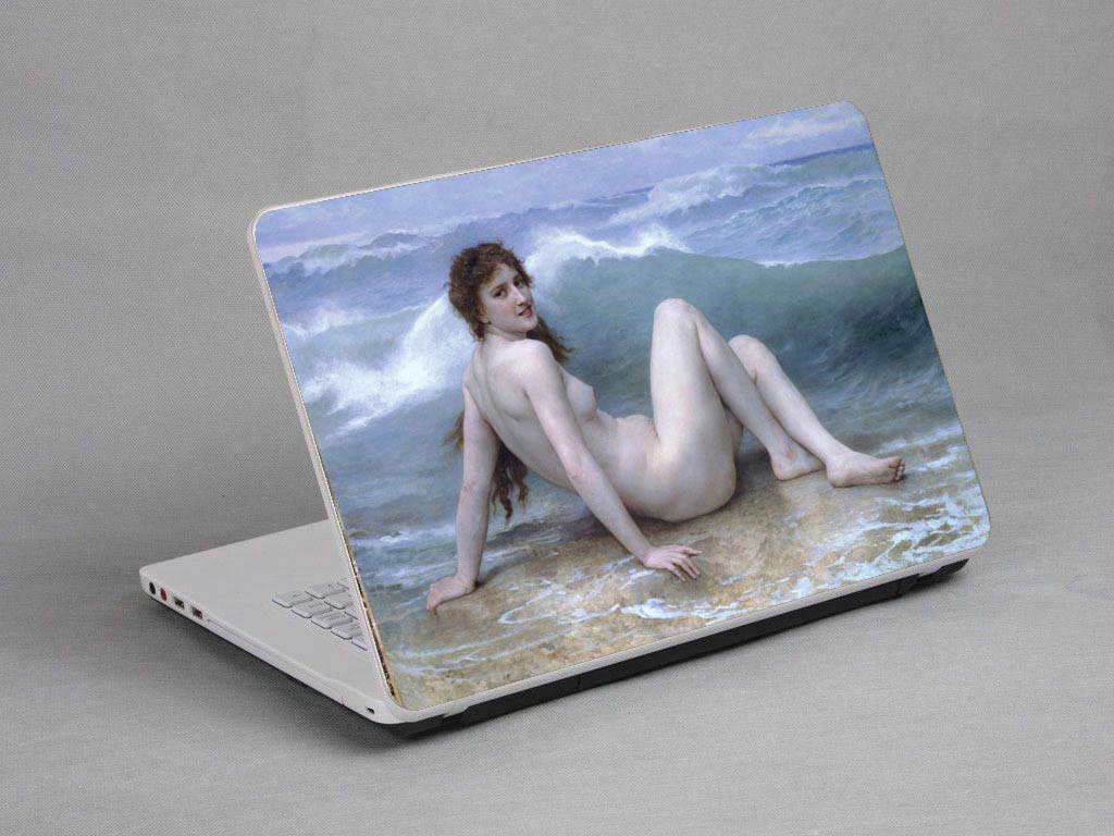 decal Skin for TOSHIBA Satellite Radius14 E45W-C4200 Oil painting naked women laptop skin