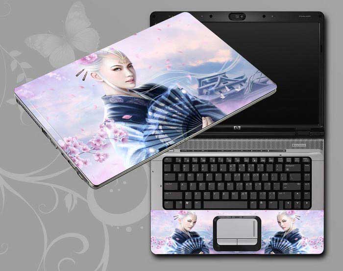 decal Skin for LG Gram 14Z970-G.AA52E1 Game Beauty Characters laptop skin