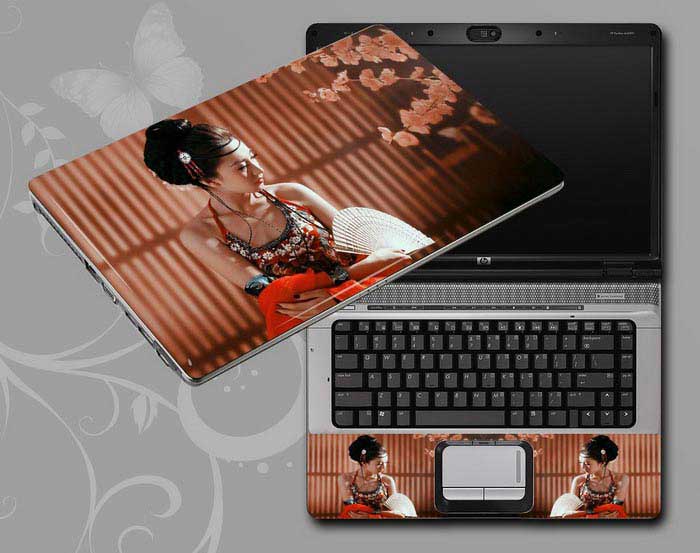 decal Skin for MSI GF65 Thin 10UE-047 Game Beauty Characters laptop skin