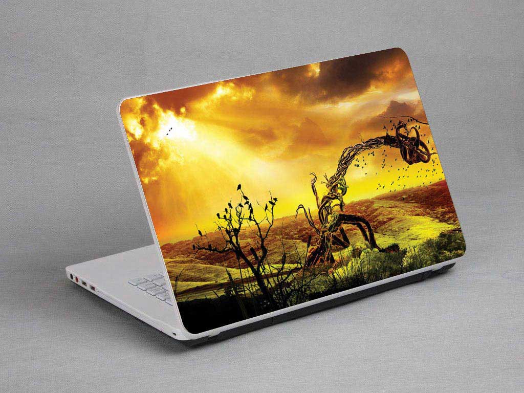 decal Skin for HP Spectre X360 15-AP011DX Old tree, through the eyes of the clouds laptop skin