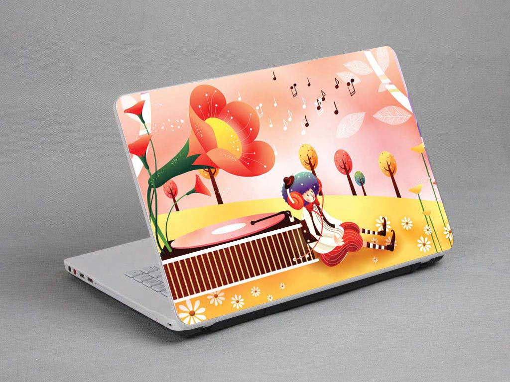 decal Skin for ACER Aspire F 15 F5-573G-74MV Phonographers, music laptop skin