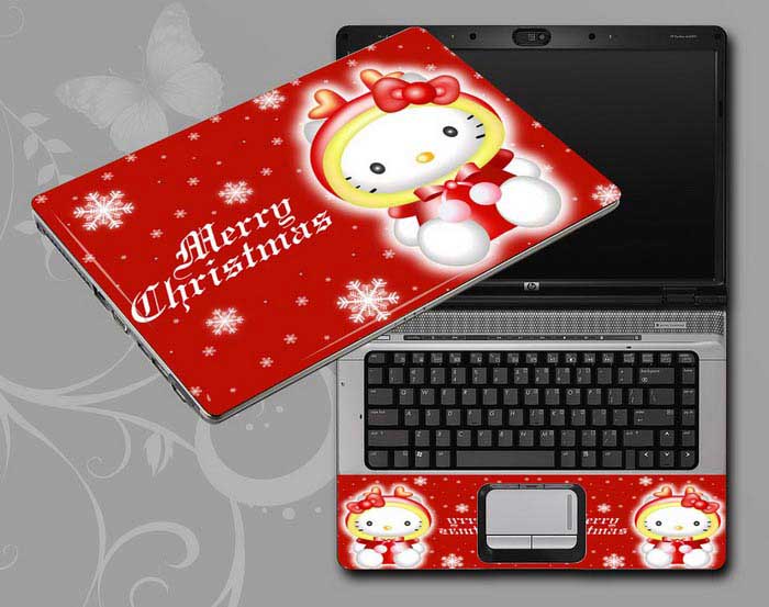 decal Skin for LG gram 16T90Q-K.AAC8U1 Hello Kitty,hellokitty,cat Christmas laptop skin