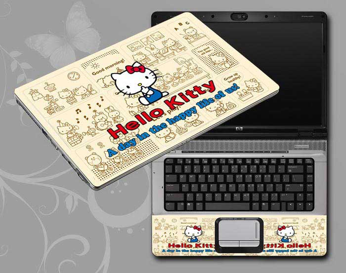 decal Skin for MSI GS73 7RE Stealth Pro-009 Hello Kitty,hellokitty,cat laptop skin