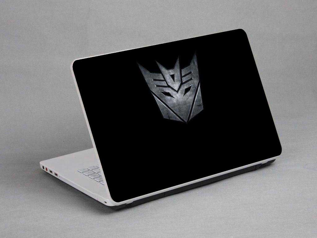 decal Skin for TOSHIBA Satellite L50-BBT2N22 Transformers logo black laptop skin