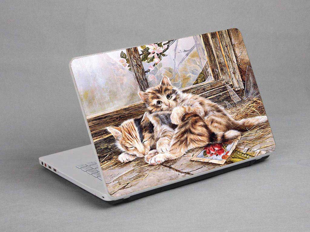 decal Skin for HP envy laptop -15t touch optional Cat laptop skin