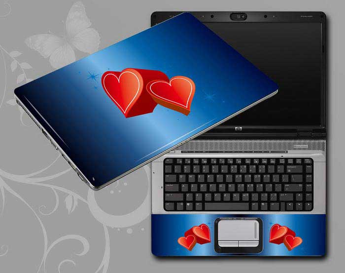 decal Skin for HP Pavilion x360 14-ba007ca Love, heart of love laptop skin