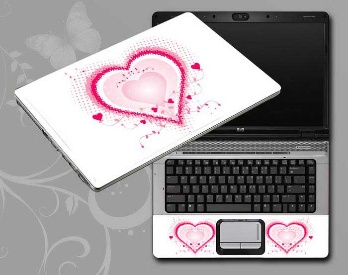 decal Skin for ASUS X54H Love, heart of love laptop skin