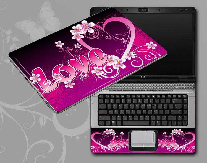 decal Skin for HP COMPAQ Presario CQ45-144TX Love, heart of love laptop skin