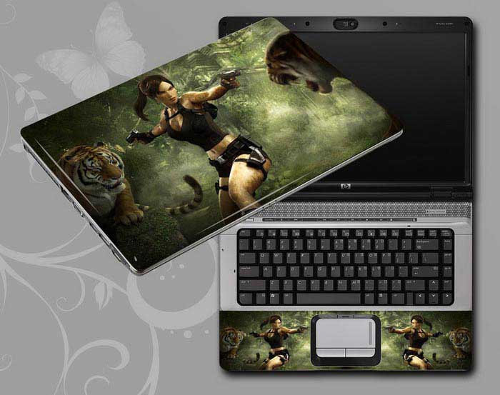 decal Skin for HP Pavilion x360 14-ba101tx Game, Tomb Raider, Laura Crawford laptop skin