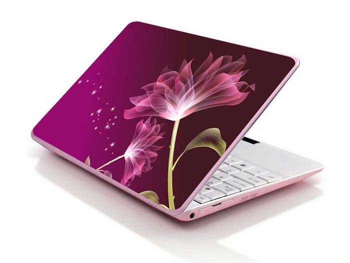 decal Skin for CLEVO W650SF Vintage Flowers floral laptop skin