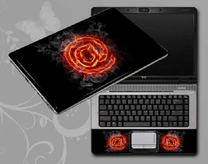 Flame Alpha Symbol Laptop decal Skin for ACER Aspire ES1-311-C9T1 14900-137-Pattern ID:137