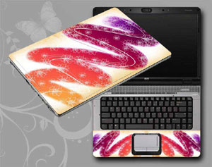 vintage floral flower floral Laptop decal Skin for ASUS U38N 8199-25-Pattern ID:25