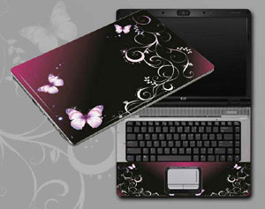 vintage floral flower floral   flowers Laptop decal Skin for HP 14-cf0011ur 36170-30-Pattern ID:30