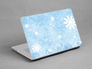 Vintage Flowers floral Laptop decal Skin for MSI Modern 14 B11MOL 54490-306-Pattern ID:306