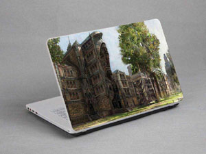 Ancient Castles Laptop decal Skin for MSI GP72 6QF 10770-310-Pattern ID:310