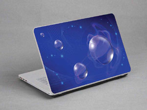 Bubbles, Colored Lines Laptop decal Skin for LENOVO IdeaPad S400 Touch 8530-328-Pattern ID:328