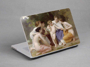 Woman, oil painting. Laptop decal Skin for ASUS X550LDV 10879-370-Pattern ID:370