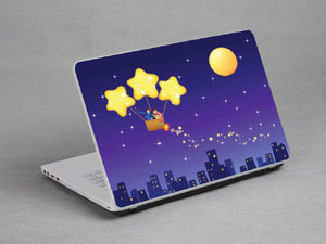 Moon, Star, City Laptop decal Skin for ASUS X550LN 10864-449-Pattern ID:449