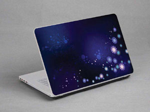 Purple, flowers floral Laptop decal Skin for APPLE Macbook pro 995-471-Pattern ID:470
