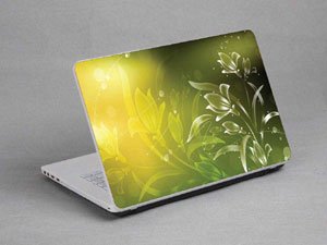 Transparent flowers floral Laptop decal Skin for FUJITSU LIFEBOOK LH530 1780-473-Pattern ID:472